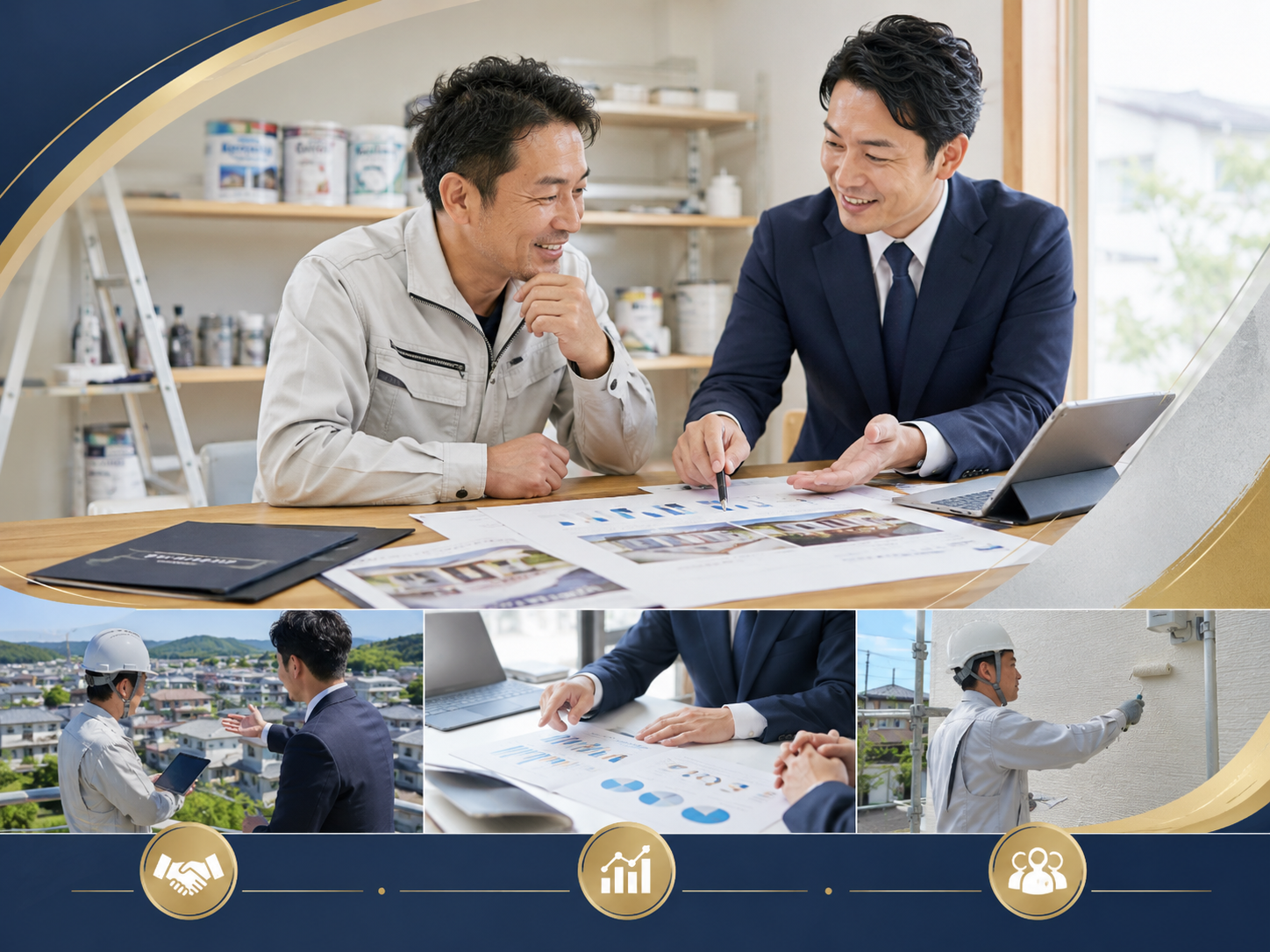 ニッポンの塗装店FCの支援イメージ
