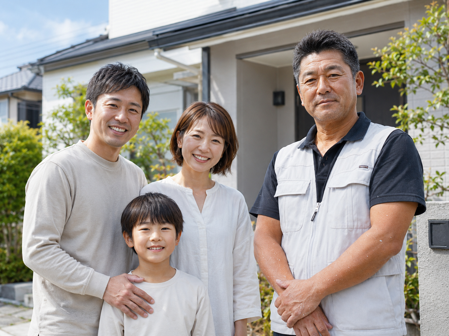 地域のお客様に信頼される職人直営の塗装店代表